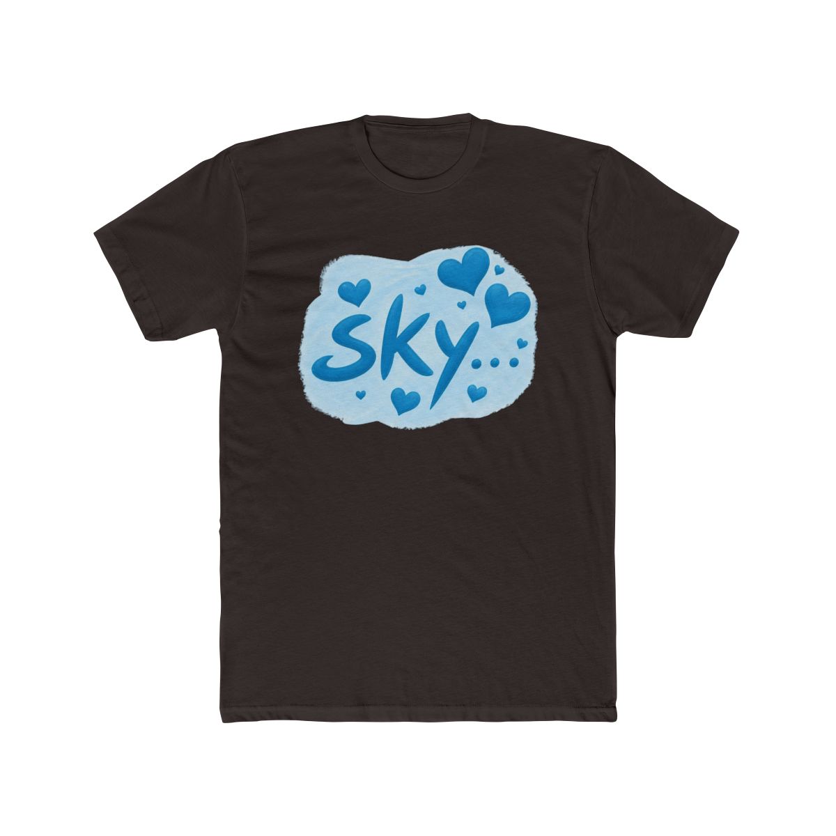 Sky inside blue box T Shirt - alternate angle 2, merchandise