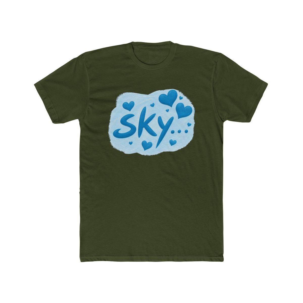 Sky inside blue box T Shirt - alternate angle 5, merchandise