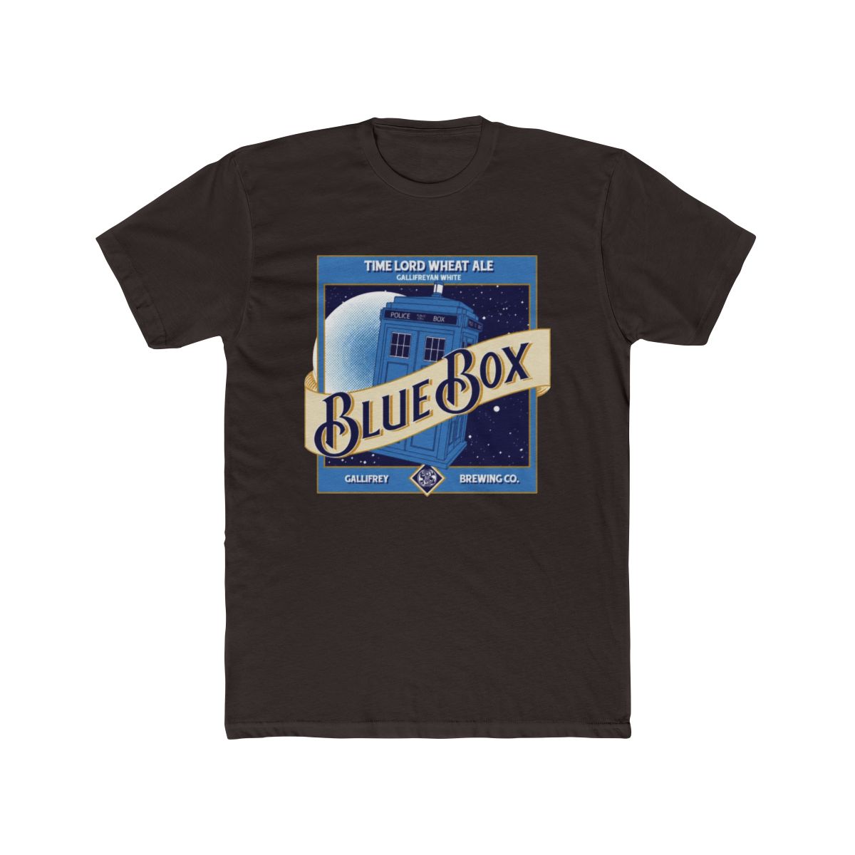 Blue Box Brewing T Shirt - alternate angle 2, merchandise