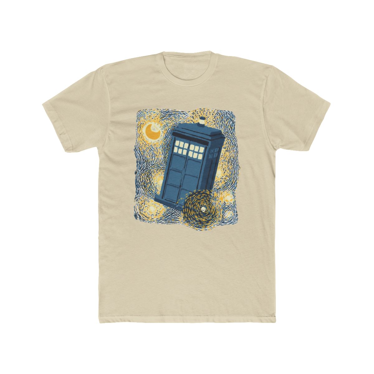 Traveling Blue Box Starry Night by Tobe Fonseca T Shirt - alternate angle 5, merchandise