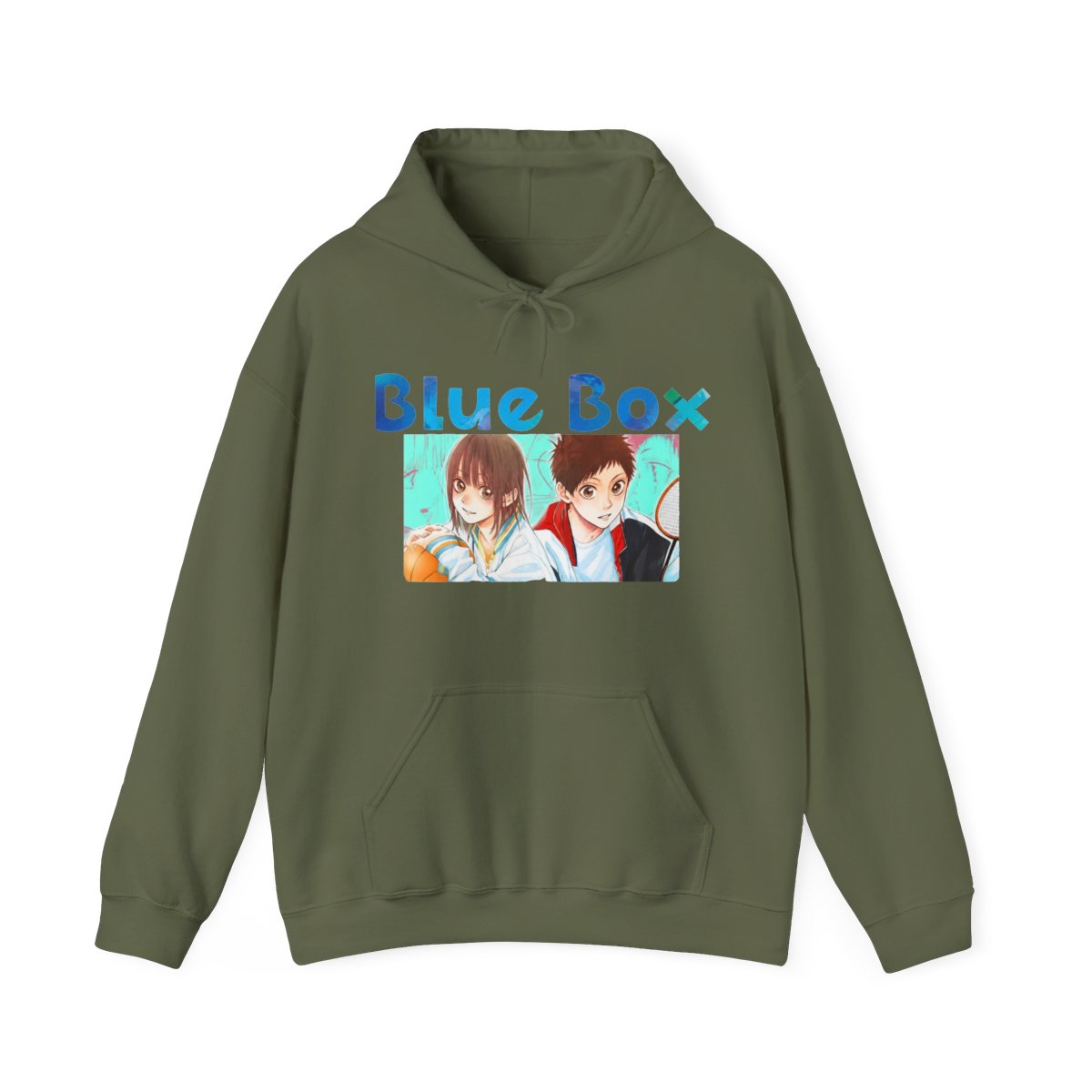 Anime Blue Box Classic Hoodie | Blue Box Merch - alternate angle 4, merchandise