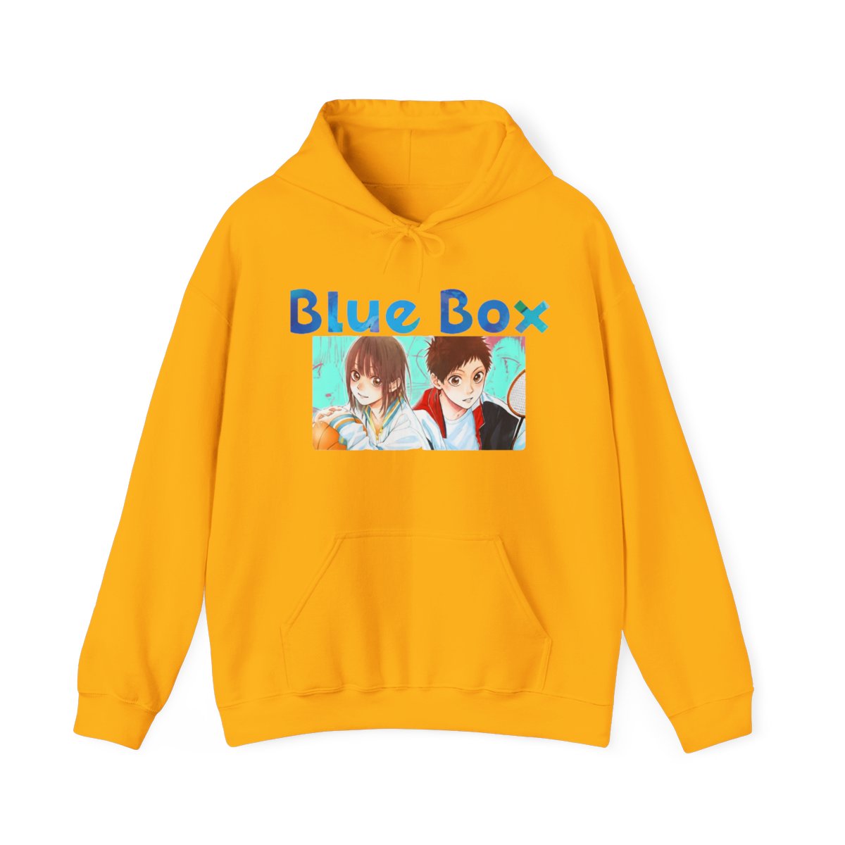 Anime Blue Box Classic Hoodie | Blue Box Merch - alternate angle 2, merchandise