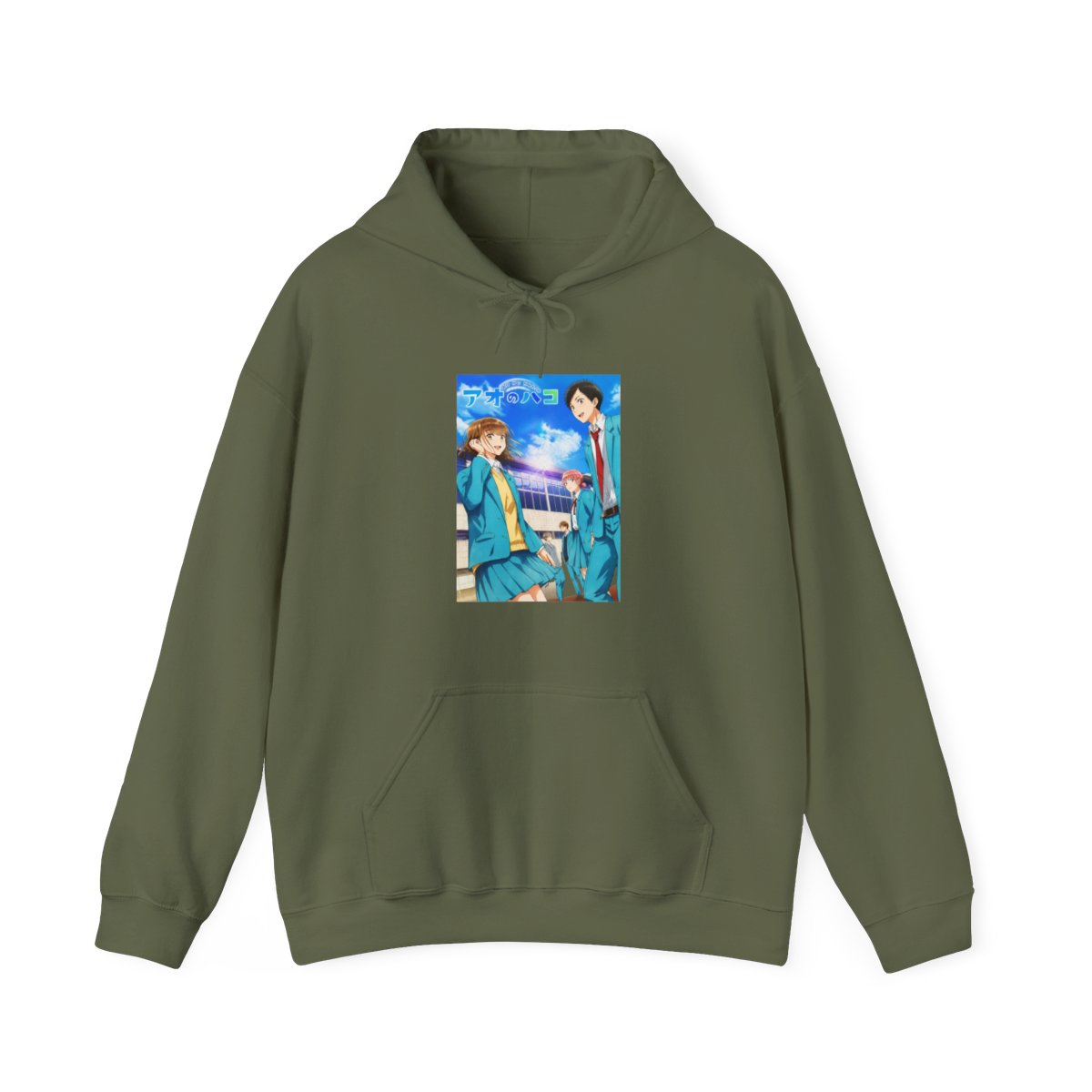 Blue Box Anime Hoodie | Blue Box Merch - alternate angle 4, merchandise