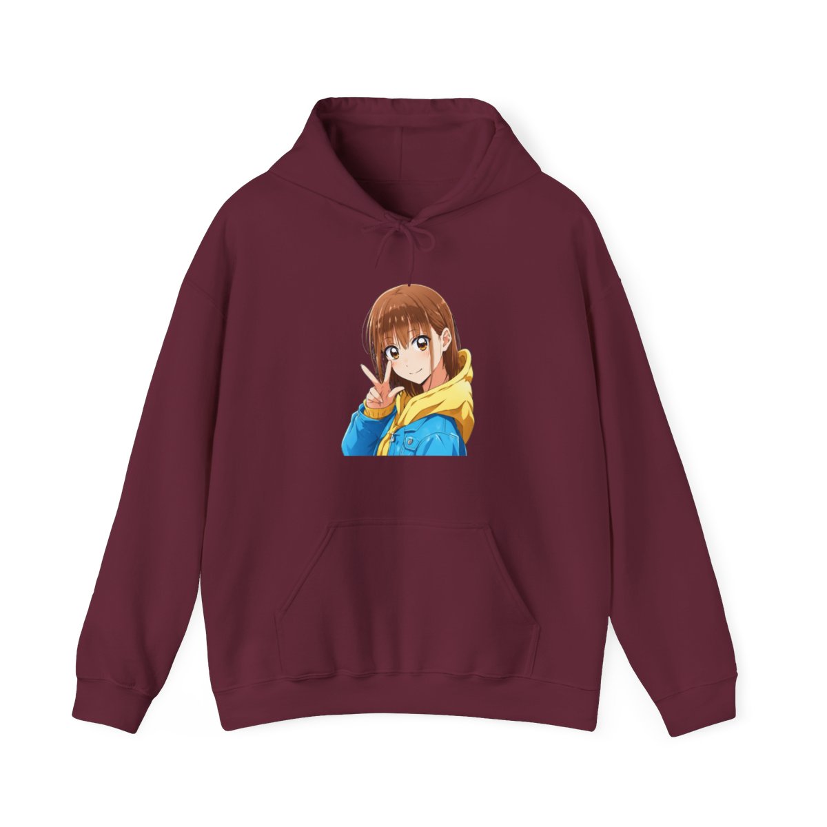 New Design Chinatsu Kano Blue Box Hoodie - alternate angle 4, merchandise