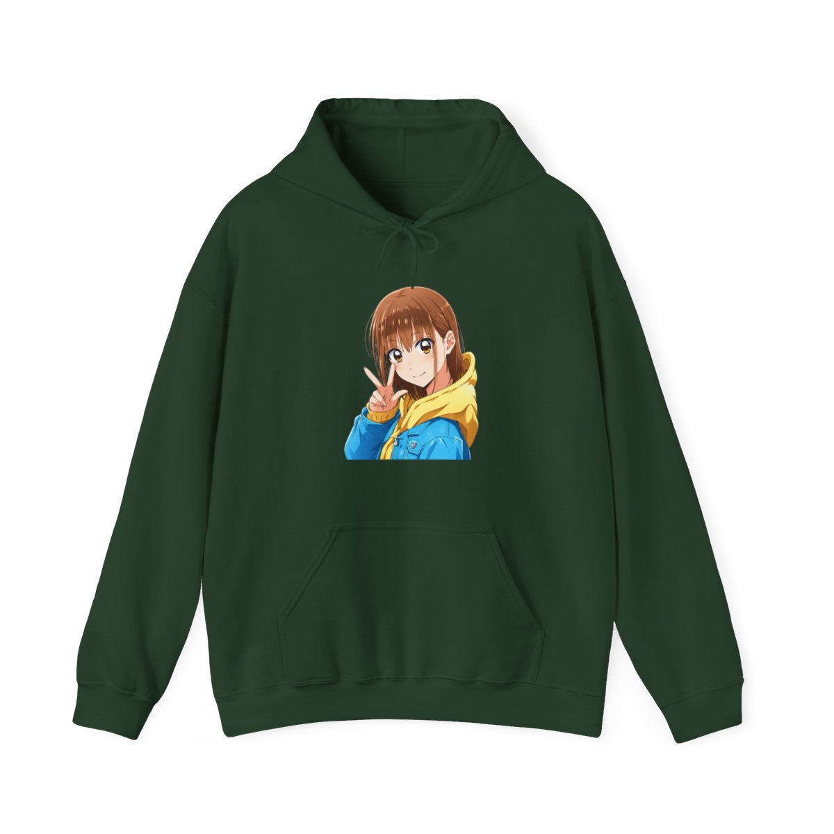 New Design Chinatsu Kano Blue Box Hoodie - alternate angle 5, merchandise