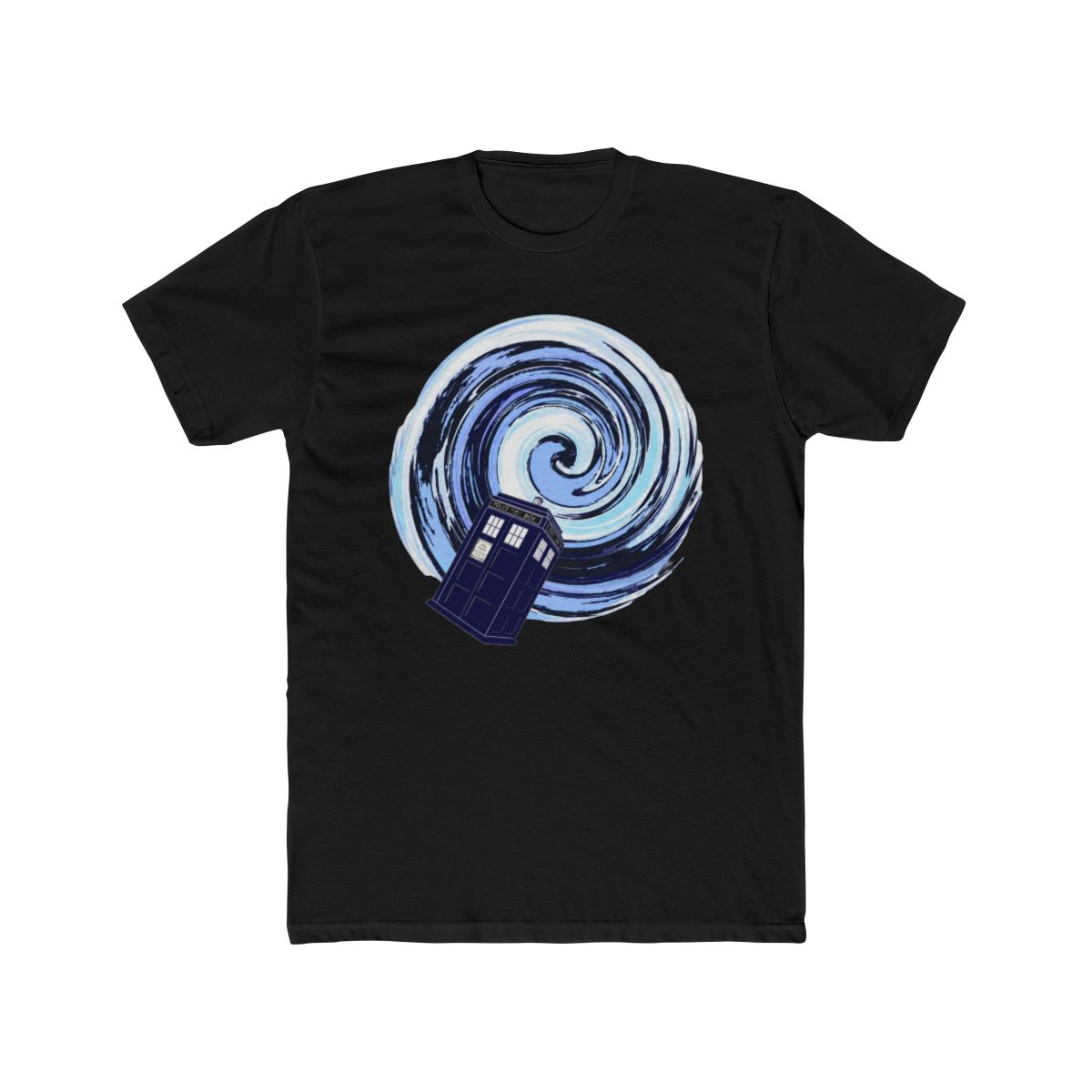 Blue Box Vortex T Shirt - alternate angle 3, merchandise
