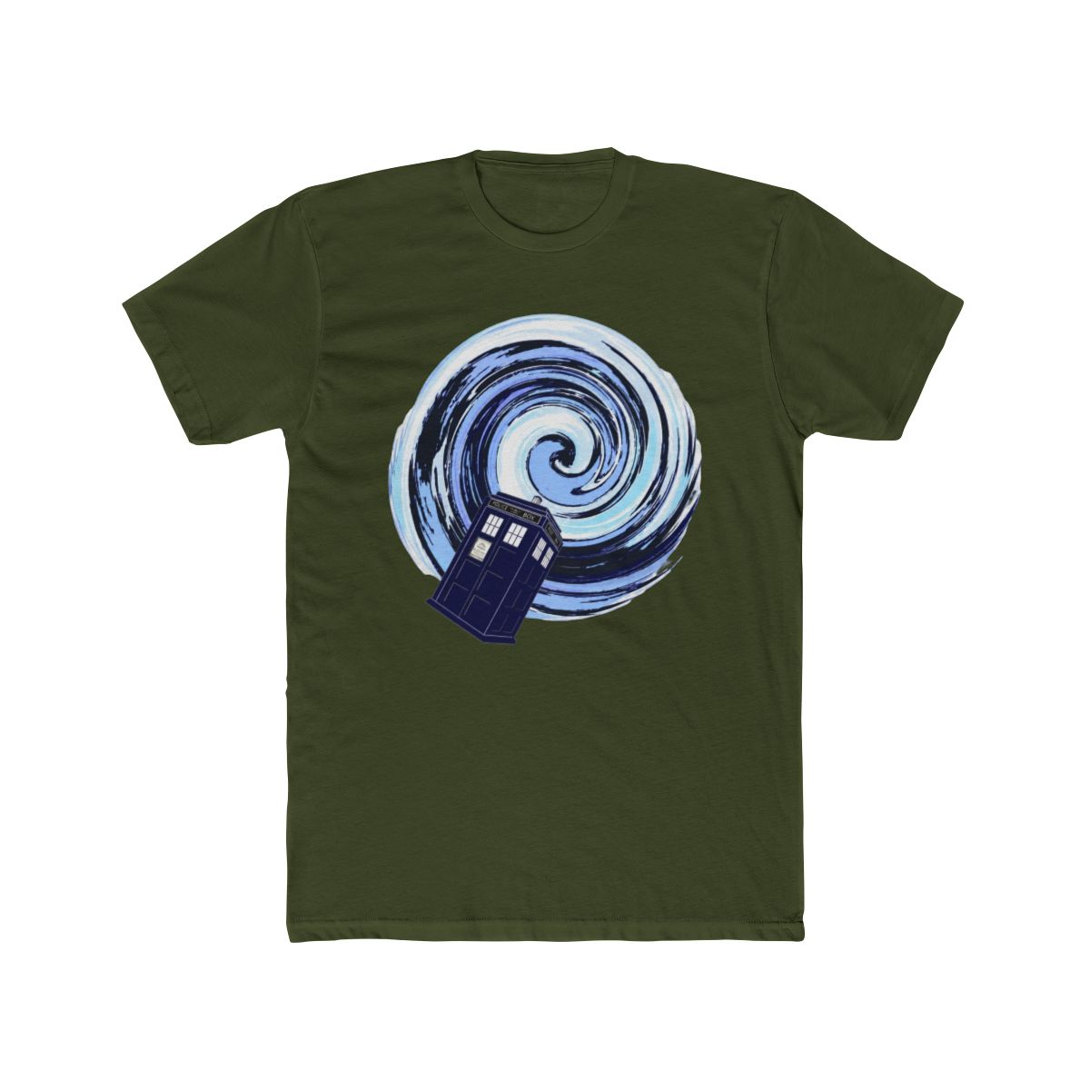 Blue Box Vortex T Shirt - alternate angle 5, merchandise