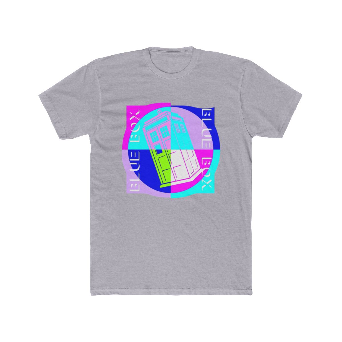 Blue Box time travel pop art T Shirt