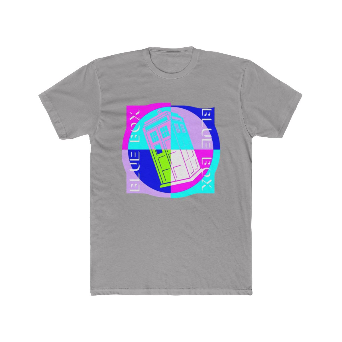 Blue Box time travel pop art T Shirt - Official t-shirts merchandise