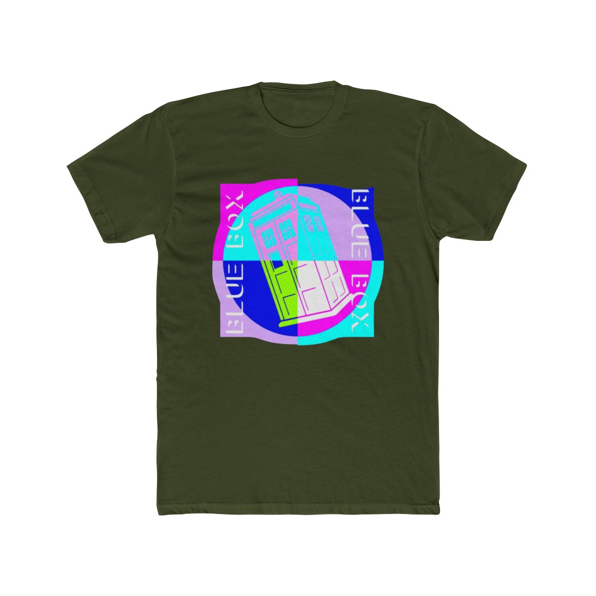 Blue Box time travel pop art T Shirt — official Blue Box T-Shirts