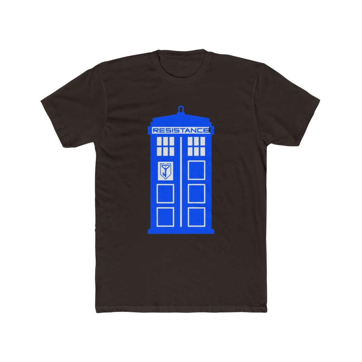 Blue Box Reistance T Shirt - alternate angle 2, merchandise