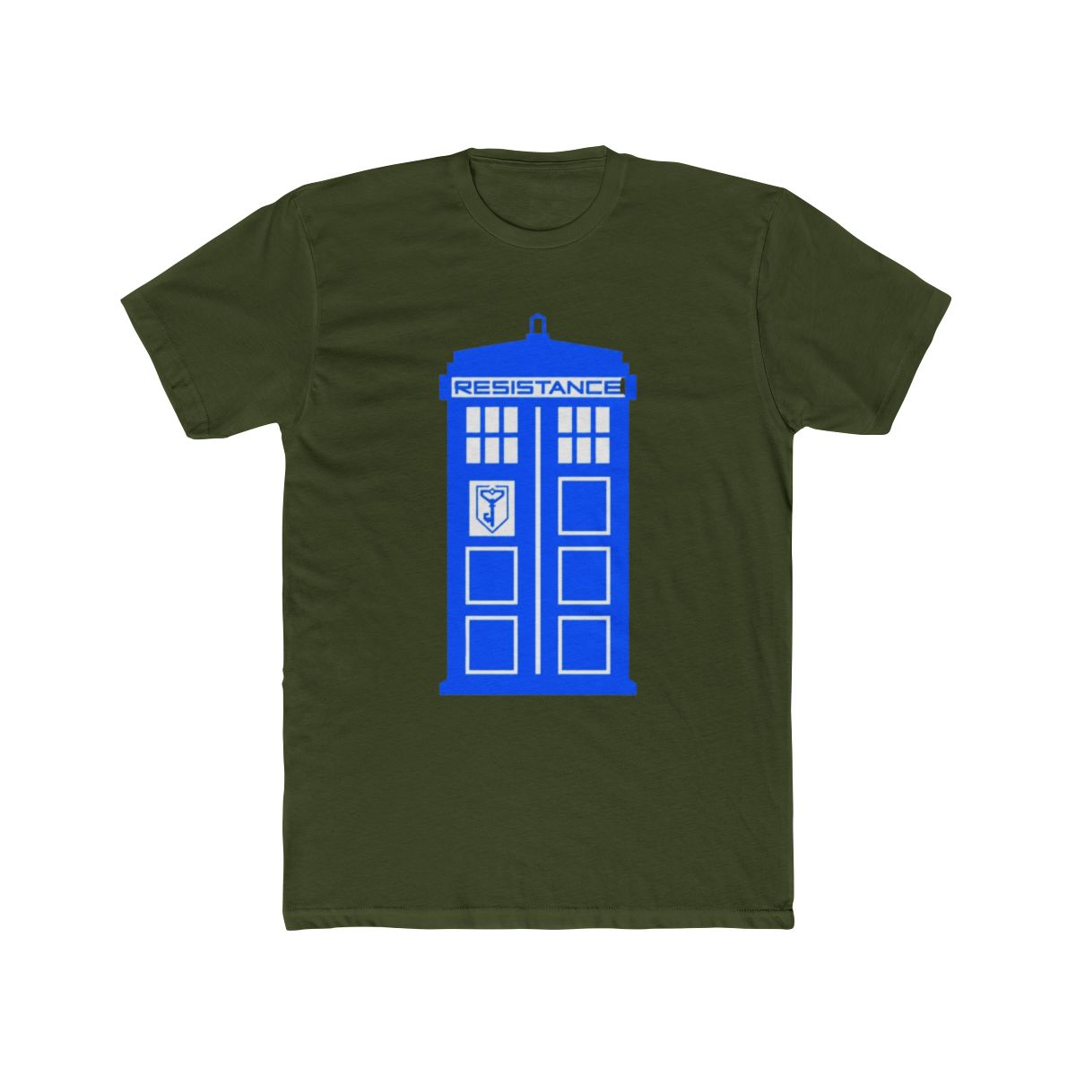Blue Box Reistance T Shirt - alternate angle 4, merchandise