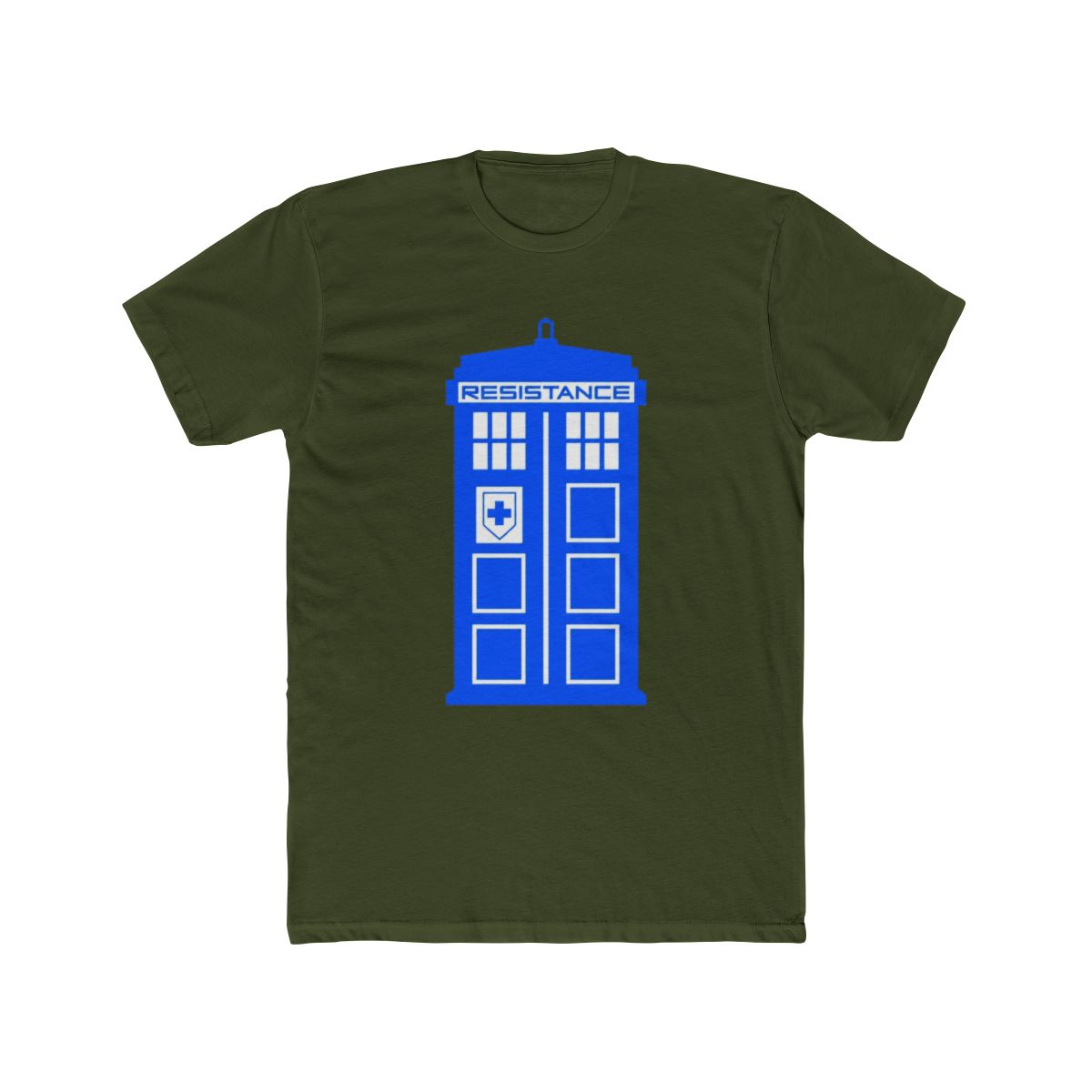 Blue Box Resistance T Shirt - alternate angle 4, merchandise